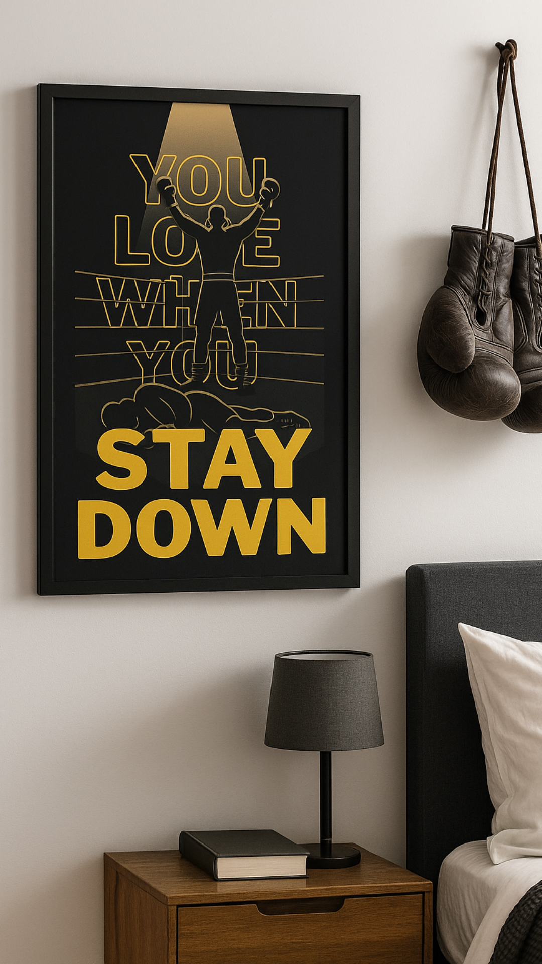 Póster "Stay down" 30x40 cm / 12x16″