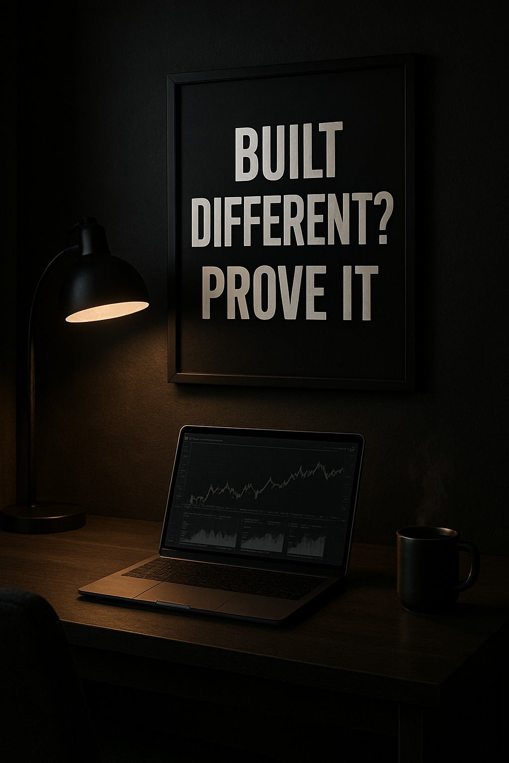 Cuadro motivacional Built Different – Prove It